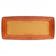 Fuente rectangular naranja Mandarin