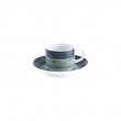 Taza con plato gris Mandarin