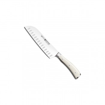 Cuchillo santoku Ikon Creme