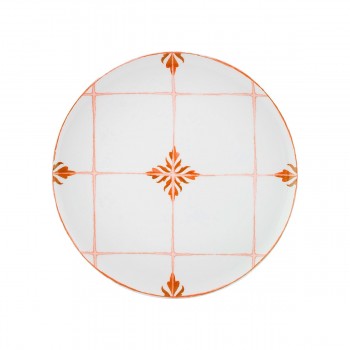 Plato llano coupe 25 cm Tiles Naranja