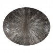 Plato oval Stone Quartz Black