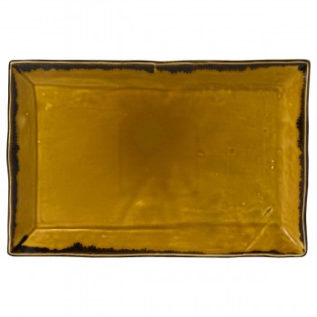 Fuente rectangular Harvest Mustard