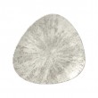 Plato triangular Stone Agate Grey