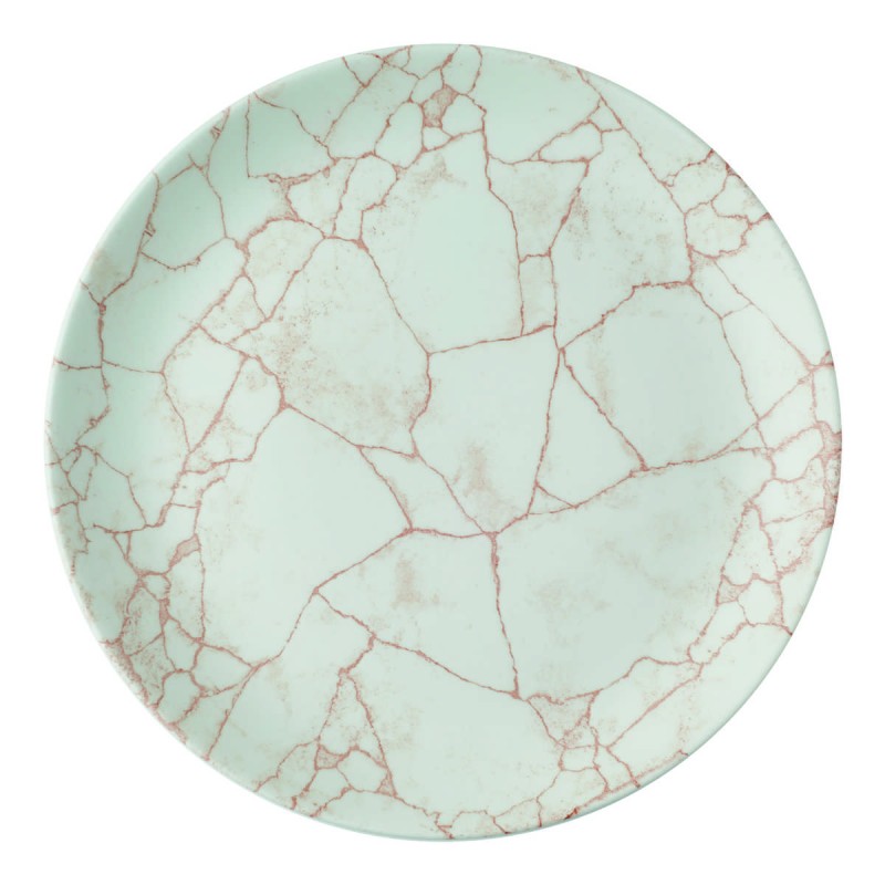 Plato llano Kintsugi Coral