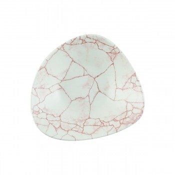 Bol triangular Kintsugi Coral