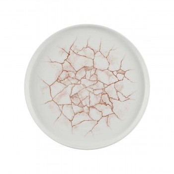 Plato walled Kintsugi Coral