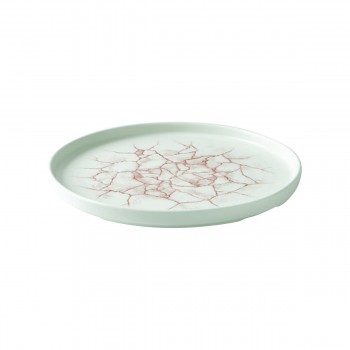 Plato walled Kintsugi Coral